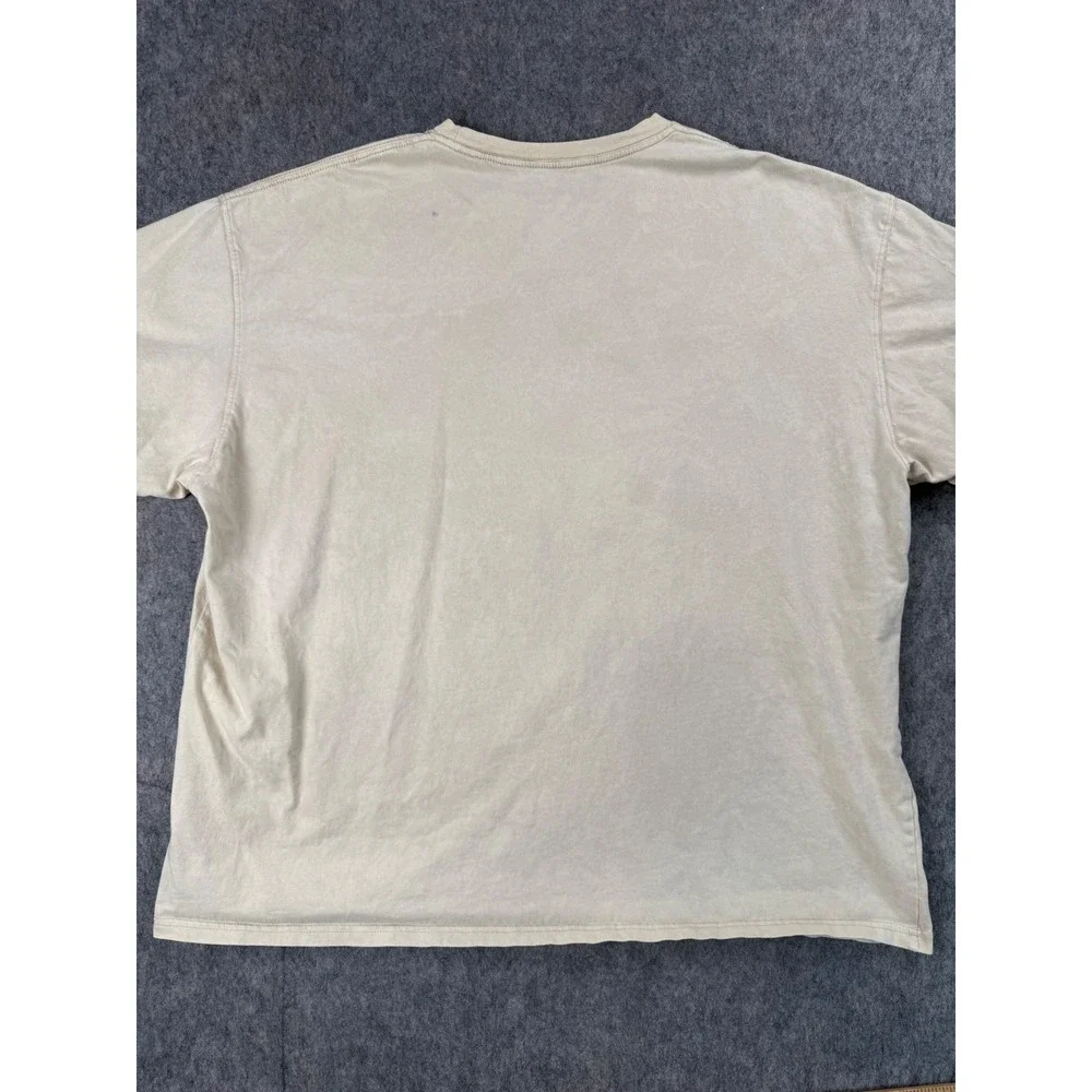 Nike Air Mens XXL Tan Airevolution Graphic T-Shirt Loose Fit Short Sleeve Tee